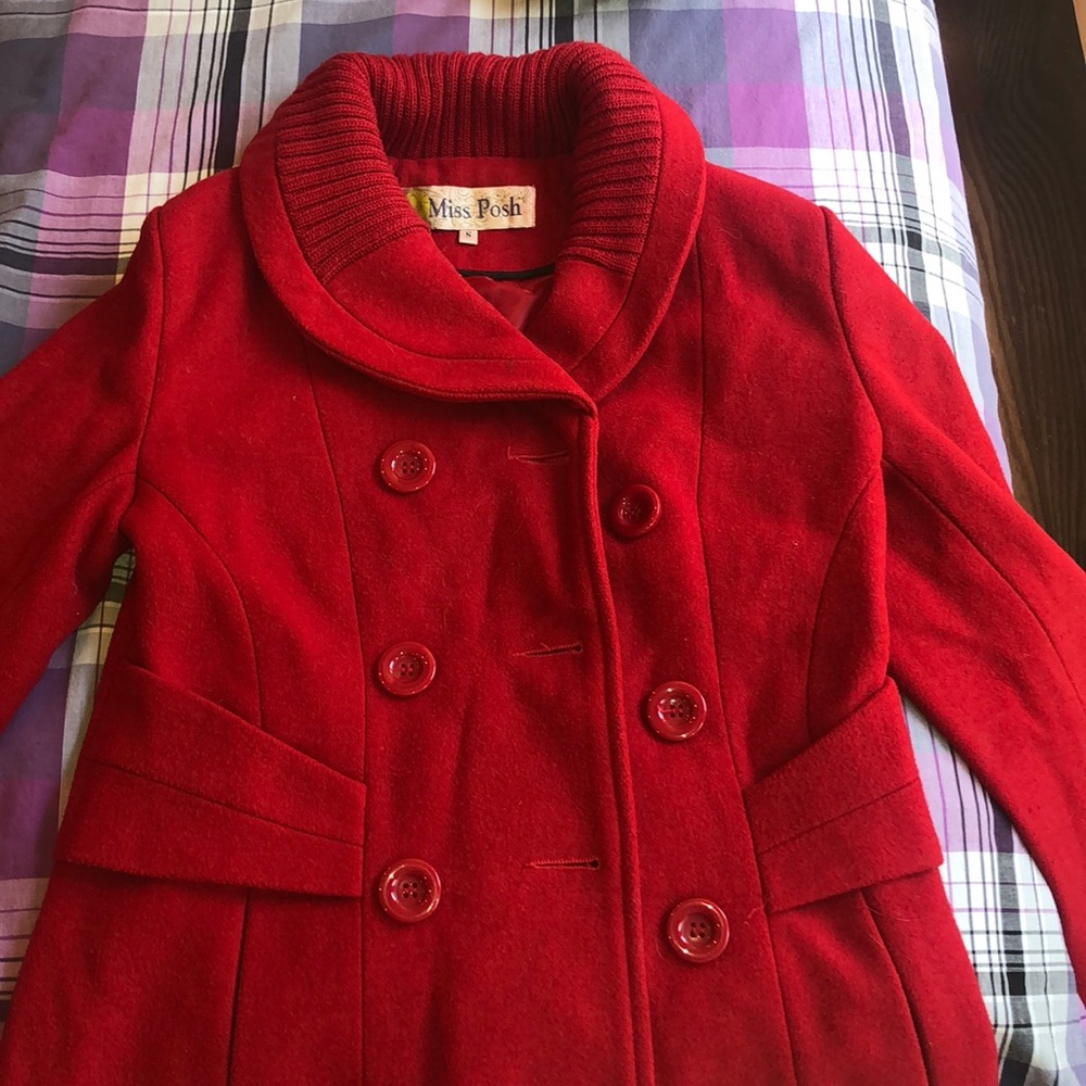 Red winter coat!!